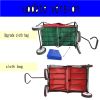 Folding Wagon Garden Shopping Beach Cart (Red)