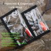 4 Packs Fishing Lure Wraps Clear PVC Protective Covers