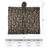 Kylebooker 3D Maple Leafy Hunting Camouflage Poncho Ghillie Suit Sniper Clothing Camo Cape Cloak