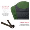 Camping Chair With Armrest, Side Pouch & Cooler, Oversized Padded Backpacking Chair With Cup Holder & Storage Bag, Outdoor Portable Hiking & Lawn Chai